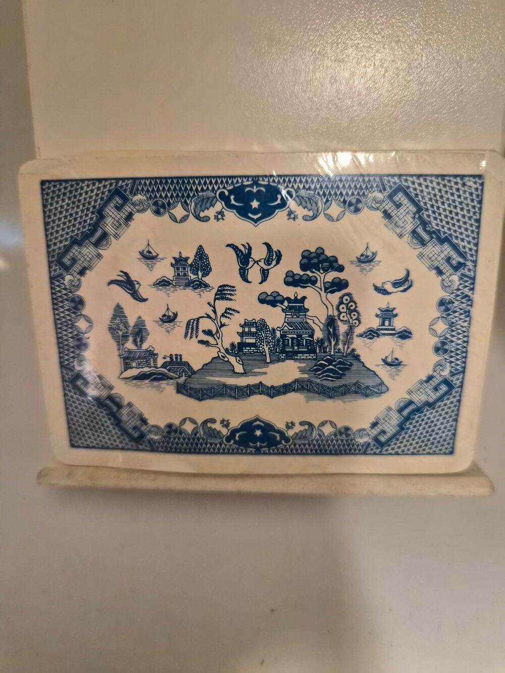 Blue Willow design Vintage Playing Cards unopened